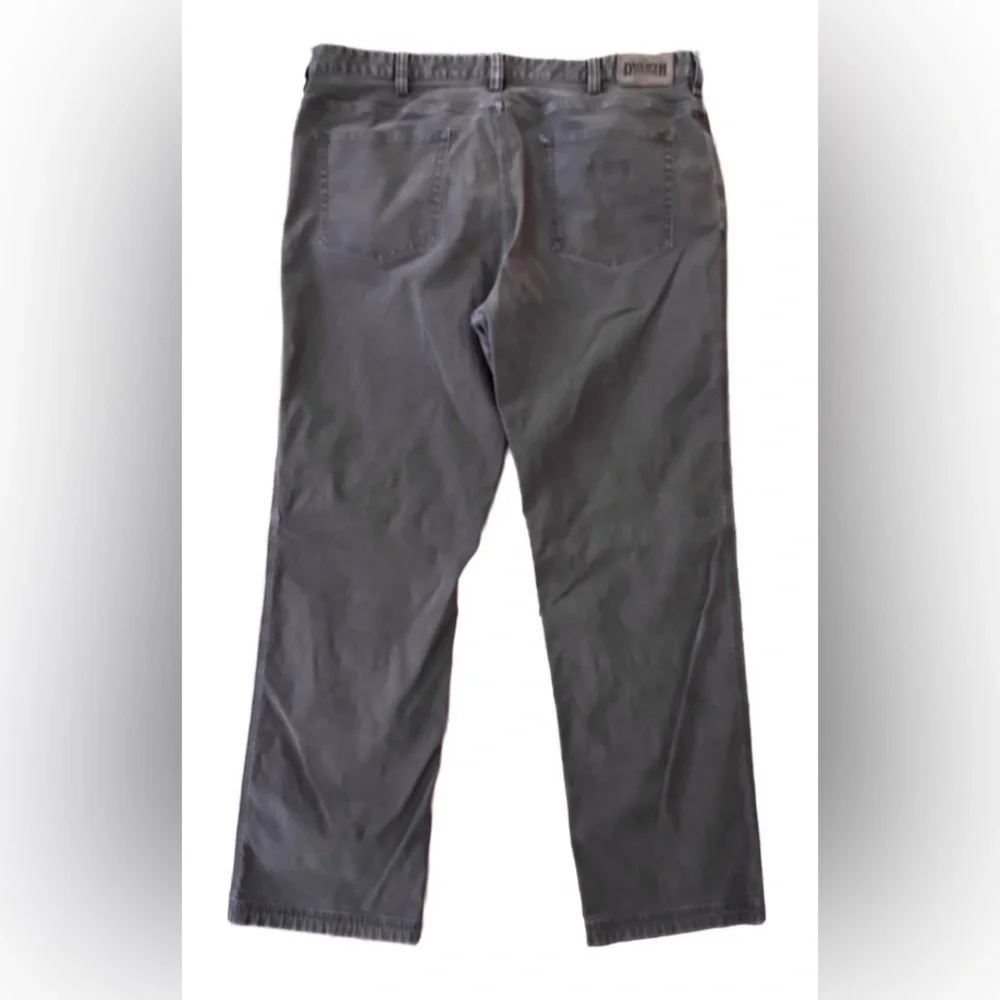 Duluth Flex Fire Hose mushroom color strght lg cottn blnd mens jeans SZ 40x34